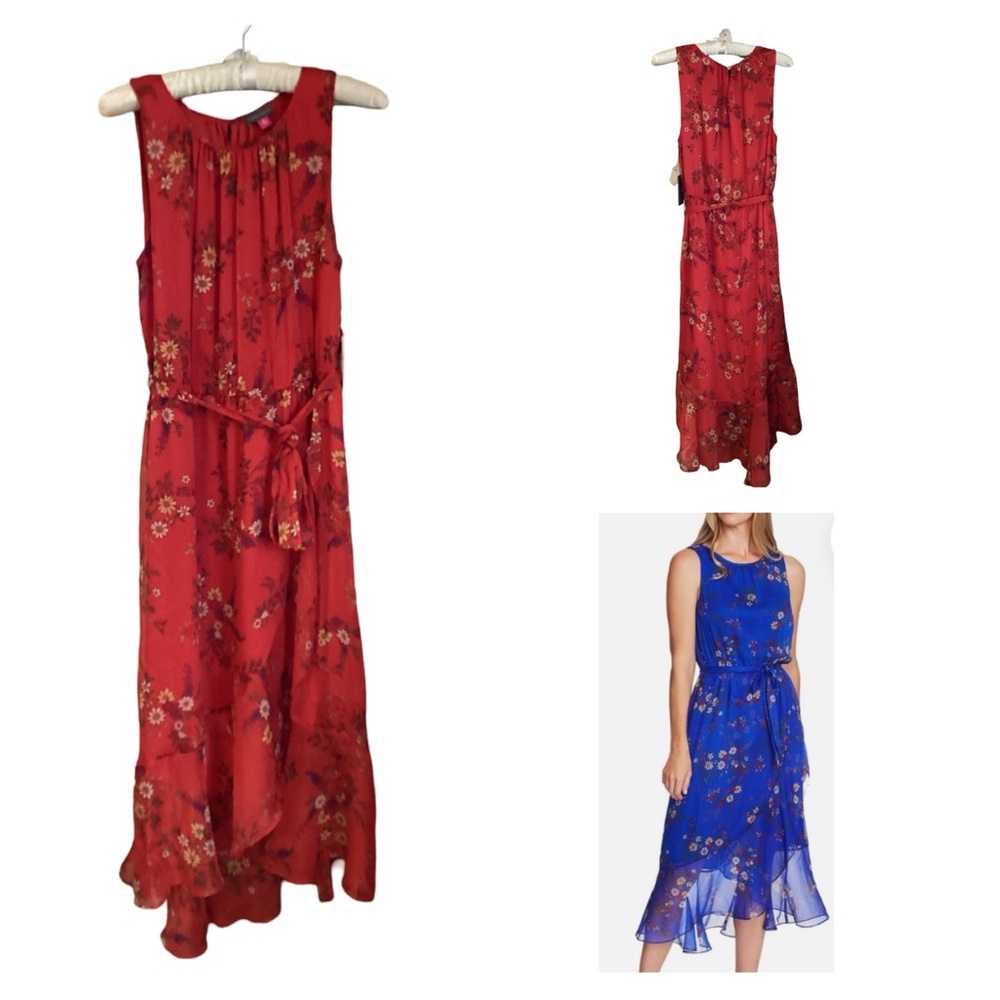 🚨 NWT Vince Camuto Floral Sleeveless Dress Size 10